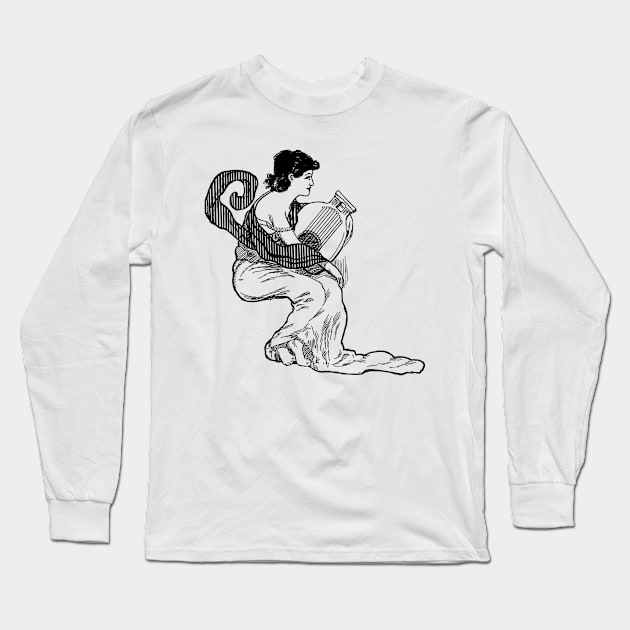 HARPA GIRL Long Sleeve T-Shirt by ZyDesign